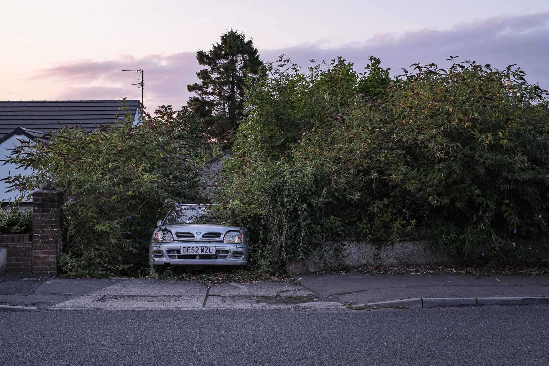 Along The Way Photographic Documentary a forgotten about Nissan Micra in Portishead