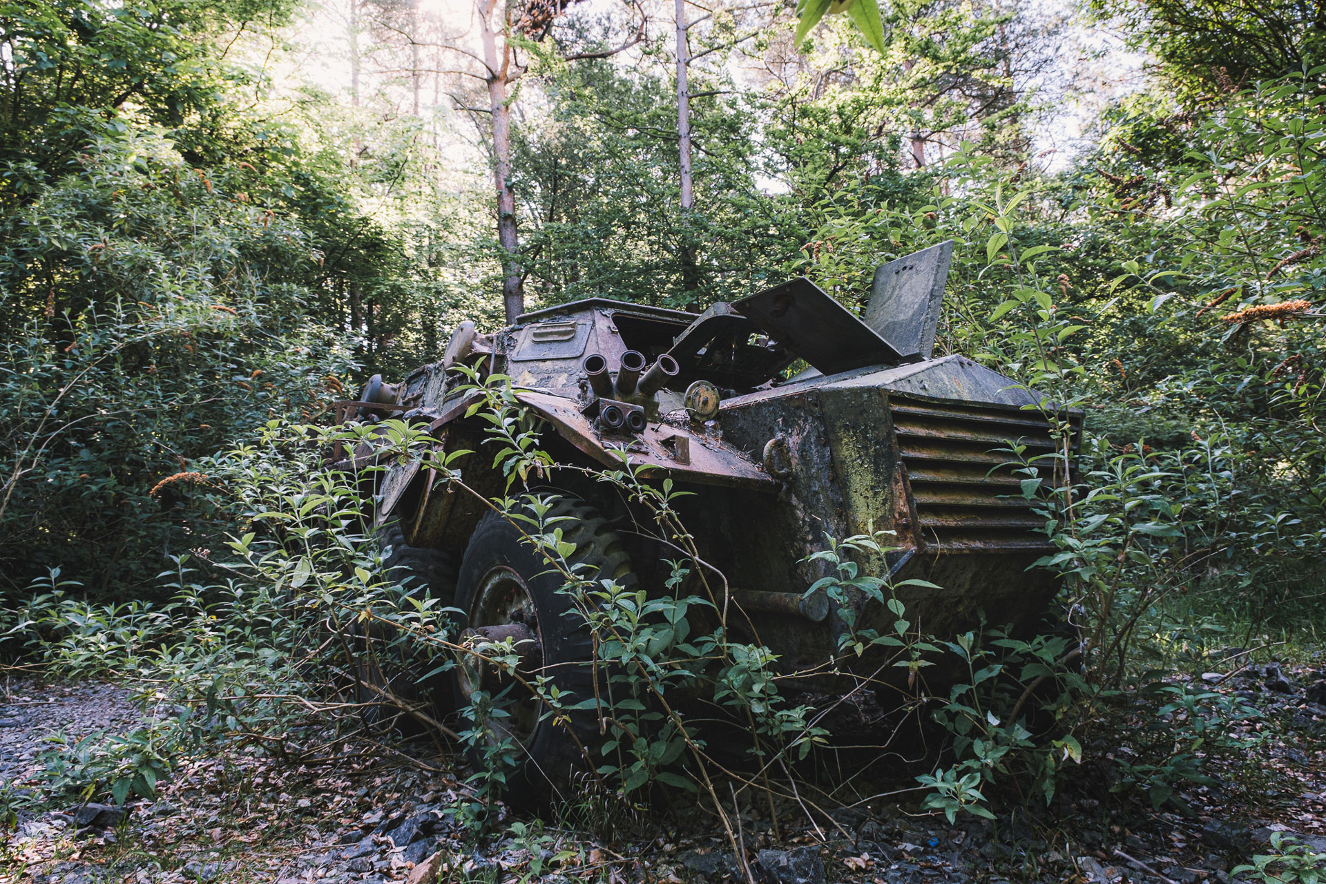 Along The Way Photographic Documentary Abandoned Military Vehicle